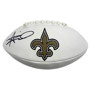 Autographed/Signed Alvin Kamara New Orleans Saints FS Football Beckett BAS COA - Picture 1 of 2