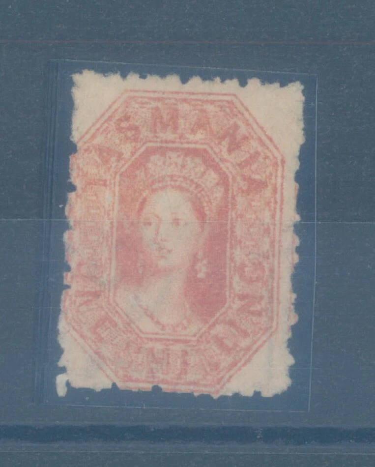 TASMANIA 1864-1870 VICOTRIA 1 shilling orange MNG - rare ! - Image 1 of 1