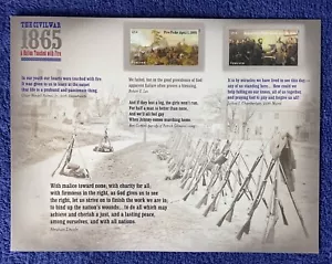 Scott #4980-81, "Forever" 1865 Guerra Civile, Foglio da 12 Zecca, Autoadesivo - Foto 1 di 2