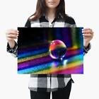 A3| Awesome Rainbow Marble Toy Cool - Size A3 Poster Print Photo Art Gift #3813
