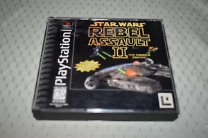 Rebel Assault 2/II (PS1, PlayStation, black, Complete) - Picture 1 of 4