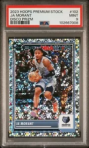 Panini Hoops Premium Stock Ja Morant Memphis Grizzlies Disco Prizm PSA 9 2023 - Imagen 1 de 2