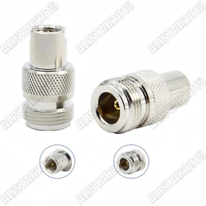 10x N Female Jack to FME Male Plug Type Straight Adapter RF Coaxial Connector - Picture 1 of 6