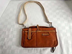 Elise Tran Hawaii Luxury Travel Brown Nylon Crossbody Shoulder Wallet Bag-New (K - Picture 1 of 4