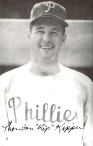 Postal firmada por Thornton Kipper Phillies d. 2006 3x5 178518 - Imagen 1 de 1