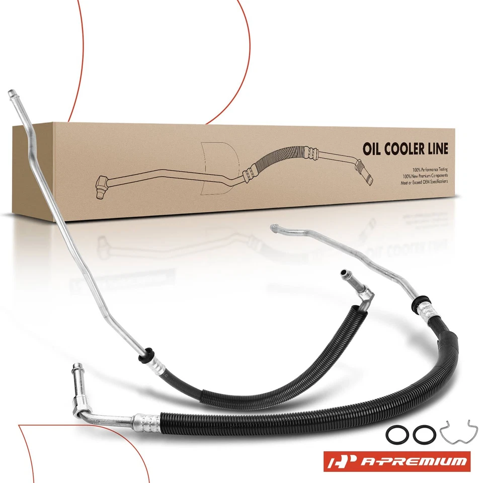 Conjunto de manguera de enfriador de aceite de motor entrada y salida para Chevy GMC C1500 K1500 96-98 Foto 1 de 4