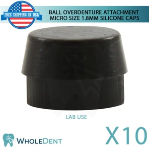 10x Tapa de silicona de laboratorio Ø1,8 mm accesorio de micro bola instalación dental - Imagen 1 de 3