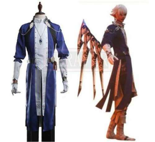 Final Fantasy XIV FF14 Alphinaud Leveilleur Cosplay Costume Halloween Custom Mad - Image 1 of 3