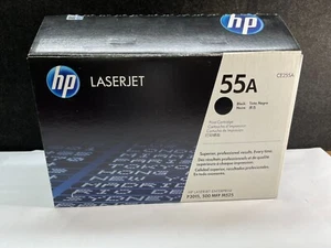 GENUINE HP LASERJET 55A / CE255A BLACK TONER CARTRIDGE (OPEN BOX) - Picture 1 of 14