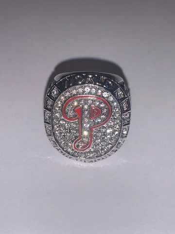 2008 Philadelphia Phillies Championship Replica World Series Player Ring Size 11 Cover