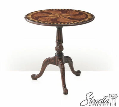 L50485: ТЕОДОР АЛЕКСАНДР #5005-216 резной красное дерево пьедестал стол ~ новый - Изображение 1 из 4