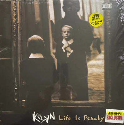 Korn – Life Is Peachy (2022) Epic orange & black vinyl Ltd Ed. reissue Australia - Image 1 of 3