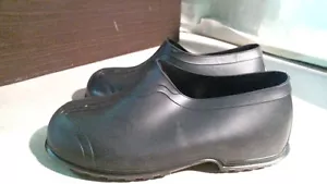 Bata Mens Rubber 4" Galoshes/Overshoe, Size 6-7, Black, FREE SHIPPING - Picture 1 of 1