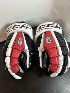 CCM V06 SR NEGRO Rojo 14 GUANTES VECTORES SENIOR HOCKEY SOBRE HIELO TALLA 14"-36 CM - Imagen 1 de 10