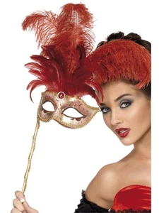 Masquerade Masks Womens Venetian Halloween Costume Accessory - Picture 1 of 1
