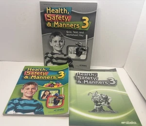 Abeka Health Safety & Manners 3 (4th Edition) Grade 3 Text + Keys - Imagen 1 de 13