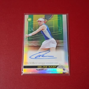 2024 Topps Chrome Tennis Auto Refractor Celine Naef #TCA-CNF 350/499 RC - Picture 1 of 2