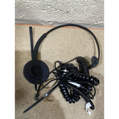 Plantronics EncorePro Headset Black Wired On The Ear Noise Canceling Boom Mic - Image 1 of 4