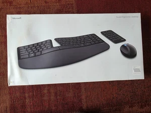 Microsoft sculpt ergonomiczny pulpit - nigdy nie używany, pudełko lekko uszkodzone - Zdjęcie 1 z 3