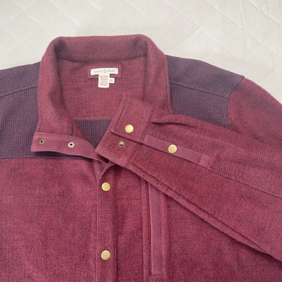 Carbon 2 Cobalt Shirt Jacket Men’s XL Snap Front Red Heavyweight Shirt Outdoors - Image 1 of 4