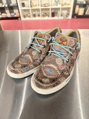 Zapatos Twisted X Hooey Para Mujer Loper Informales Parte Superior Baja Azteca Suroeste Talla 5.5 Nuevos  Foto 1 de 4