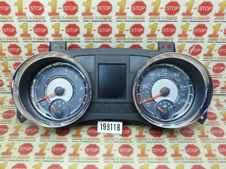 2015 2016 CHRYSLER TOWN & COUNTRY INSTRUMENT CLUSTER SPEEDOMETER 68241686AA OEM - Image 1 of 4
