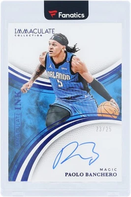 Autographed Paolo Banchero Magic Basketball Card Item#14367218 COA - Image 1 of 2