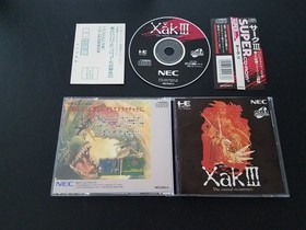 PC Engine Super CD Xak III: The Eternal Recurrence Import Japan Japanese US SELL