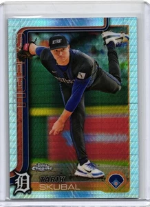 2025 Topps Chrome #258 Tarik Skubal Geometric Refractor Tigers - Bild 1 von 2