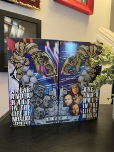 Metallica – A Year and a Half in the Life Of… (Parts 1 & 2) – 2 VHS Set - Picture 1 of 5