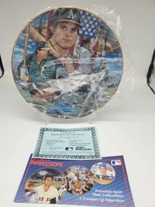 Jose Canseco Sports Impressions Oakland A's Collectors Plate w Certificate - Picture 1 of 6