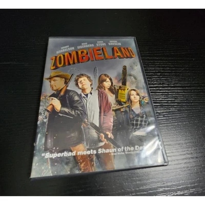 ZOMBIELAND Woody Harrelson Jesse Eisenberg Emma Stone Abigail Breslin DVD Foto 1 de 4