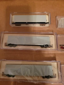 3-Atlas Scala N Treno Vagone 50' FGE Box Cars 33600 Nuovo - Foto 1 di 5