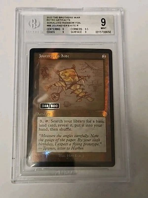 Magic MTG - Journeyer's Kite BGS 9 Serial 348/500 BRR #88 - Image 1 of 4
