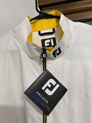 FootJoy Men's Dryjoys Hydrolite Short Sleeve Rain Shirt L/Xl Zip Golf - Image 1 of 4