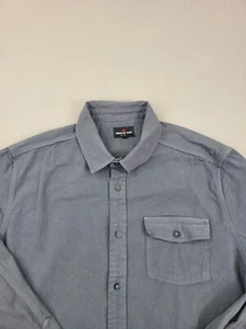 Camisa American Giant Para Hombre Extra Grande Gris Peso Pesado Abotonada Ropa de Trabajo - Imagen 1 de 9