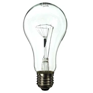 GLS Light Bulb 240V 200W E27 Clear - Picture 1 of 2