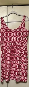 Jude Connally Mary Pat Print Scoop neck Sun Dress Sz L - Picture 1 of 1