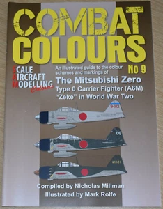 MITSUBISHI ZERO HISTORY WW2 - Japan Carrier Fighter Combat Colour Scheme Marking - Imagen 1 de 1