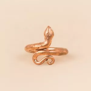 Isha Life Consecrated Copper Ring Sarpa Sutra Snake Rings Large Size - Picture 1 of 4