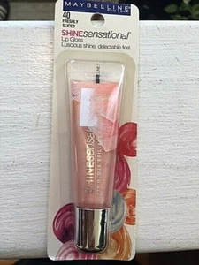 MAYBELLINE SHINE SENSATIONAL Lip Gloss For Luscious Lips #40 FRESHLY SLICED HTF! - Picture 1 of 1