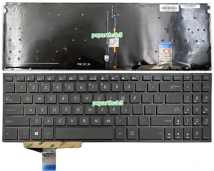 Neue Asus N580 N580V N580VD N580VN NX580VD N580GD N580VD-DB74T Tastatur US Backli - Bild 1 von 3