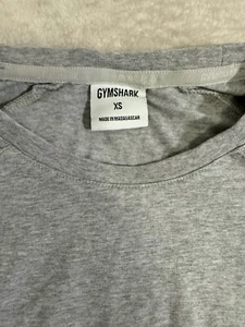 Gymshark Long Sleeve Pullover Size XS Gray Chest Logo - Picture 1 of 6