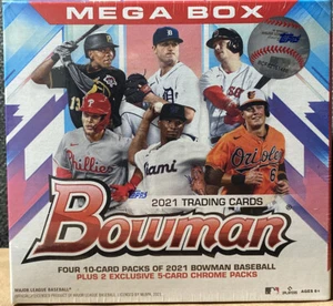 2021 Topps MLB Bowman Baseball Mega Box - In Hand SHIPS TODAY 🚚💨 - Picture 1 of 3