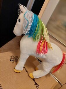 Vintage 1983 Starlite White Horse Pony Mattel Hallmark Rainbow Brite Soft Toy