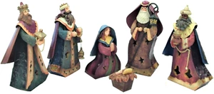 DICKSON 6 PIECE NATIVITY SET -- Early 2000's (N097) **Pre-Owned** - Picture 1 of 3