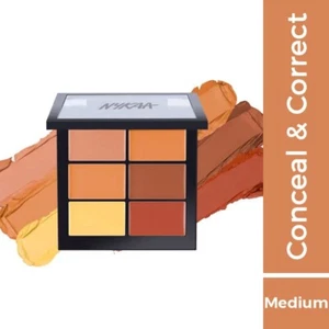 Nykaa SKINgenius Conceal & Correct Palette - Medium 02 - Picture 1 of 5