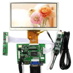 6.5" AT065TN14 LCD Screen Resistive USB Touch Panel HD VGA 2AV Driver Board - Picture 1 of 3