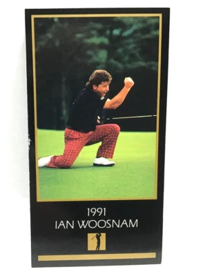 Champions of Golf 1991 Ian Woosnam The Masters Collection 1993 Trading Card - Image 1 of 2