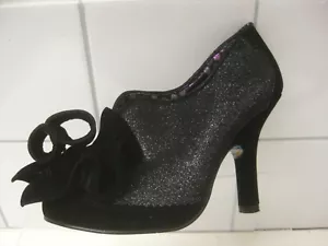 Scarpe stivaletti ammutinamento SCELTA IRREGOLARE 3 steampunk victoriana nero velluto pirata - Foto 1 di 14